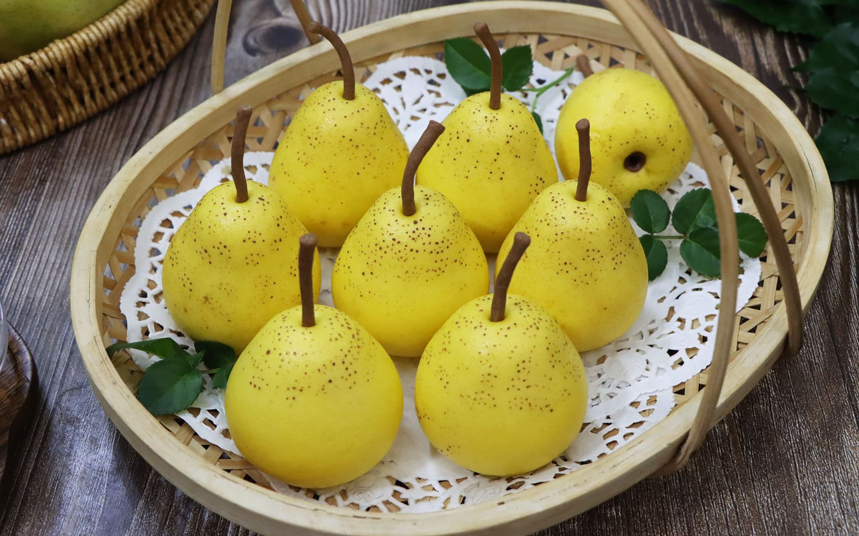 秉承匠人精神,坚持精益求精,象形雪梨包