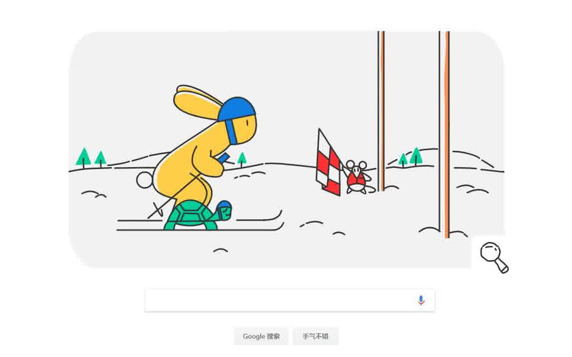 Google首页平昌冬奥会主题小动画哔哩哔哩bilibili