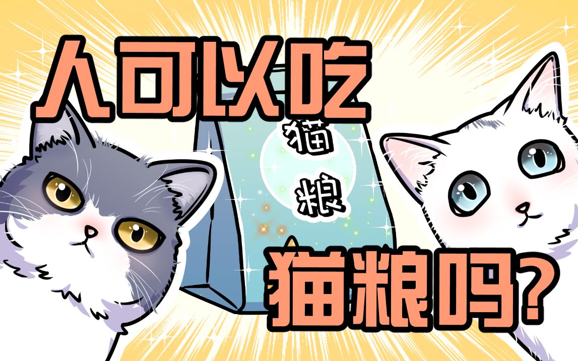 人可以吃猫粮吗?哔哩哔哩bilibili