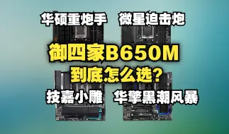 Download Video: AMD御四家B650M主板，谁用料最强，到底怎么选？详细拆解评测