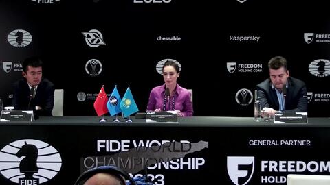 Press Conference after Game 2  2023 FIDE World Championship Match