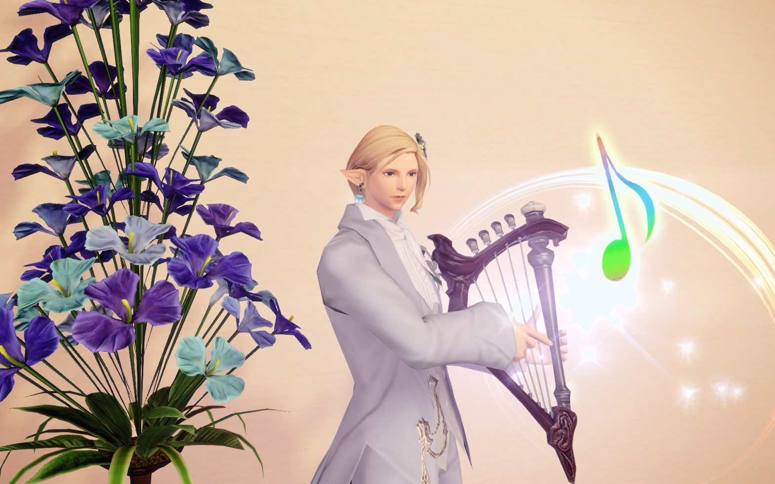 ff14乐器演奏-竖琴-上下易位(星海空间颠倒塔bgm_哔哩哔哩 (゜-゜)つ