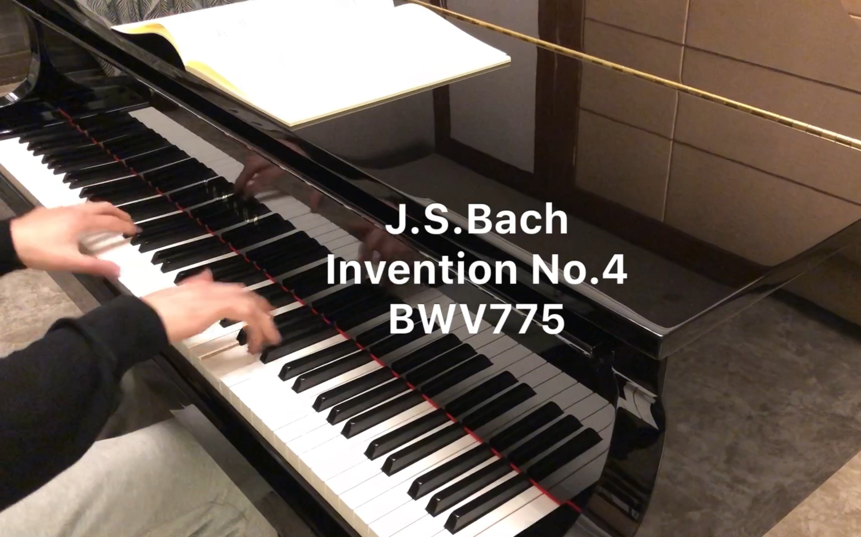 [图]【钢琴】巴赫 二部创意曲第四首 - J.S.Bach Invention No.4 BWV775