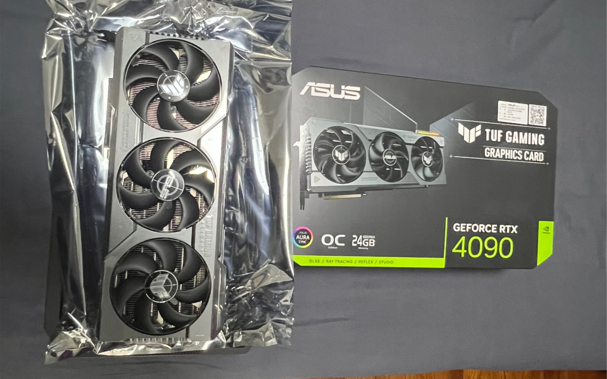 华硕tuf4090显卡开箱
