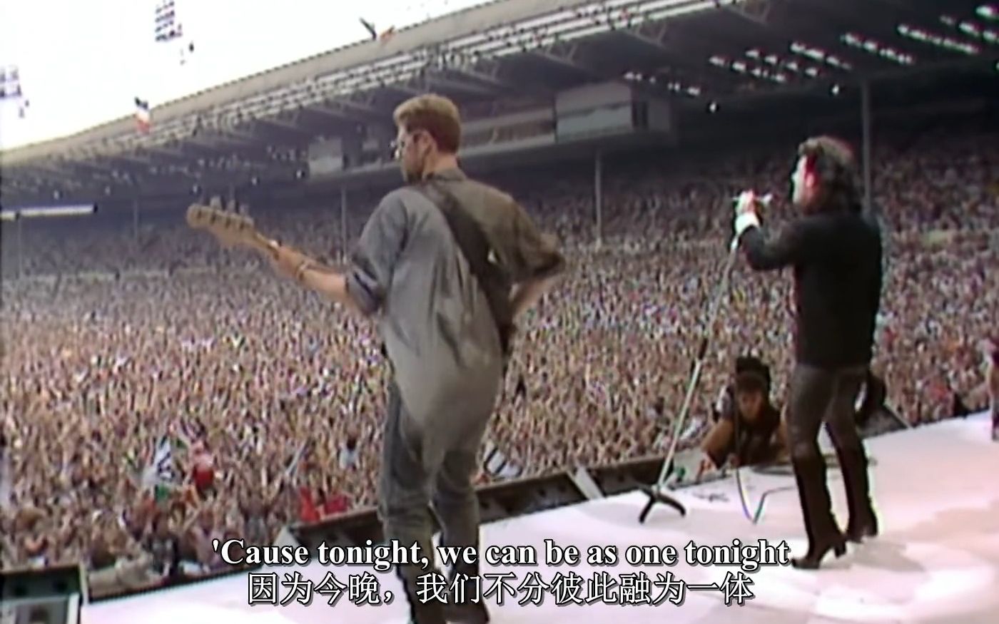 [图]U2 in Live Aid 1985 中英字幕