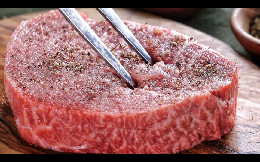 【户外美食】煎漂亮肉肉|日本和牛|熟度完美