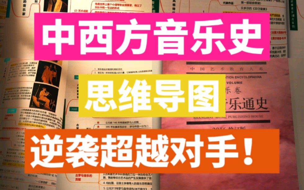 中西方音乐史,如何背的又快又好,教师资格证,音乐考编,音乐考研,专升本,军队文职,中国音乐史,音乐史思维导图,音乐史如何高分上岸,哔哩哔...