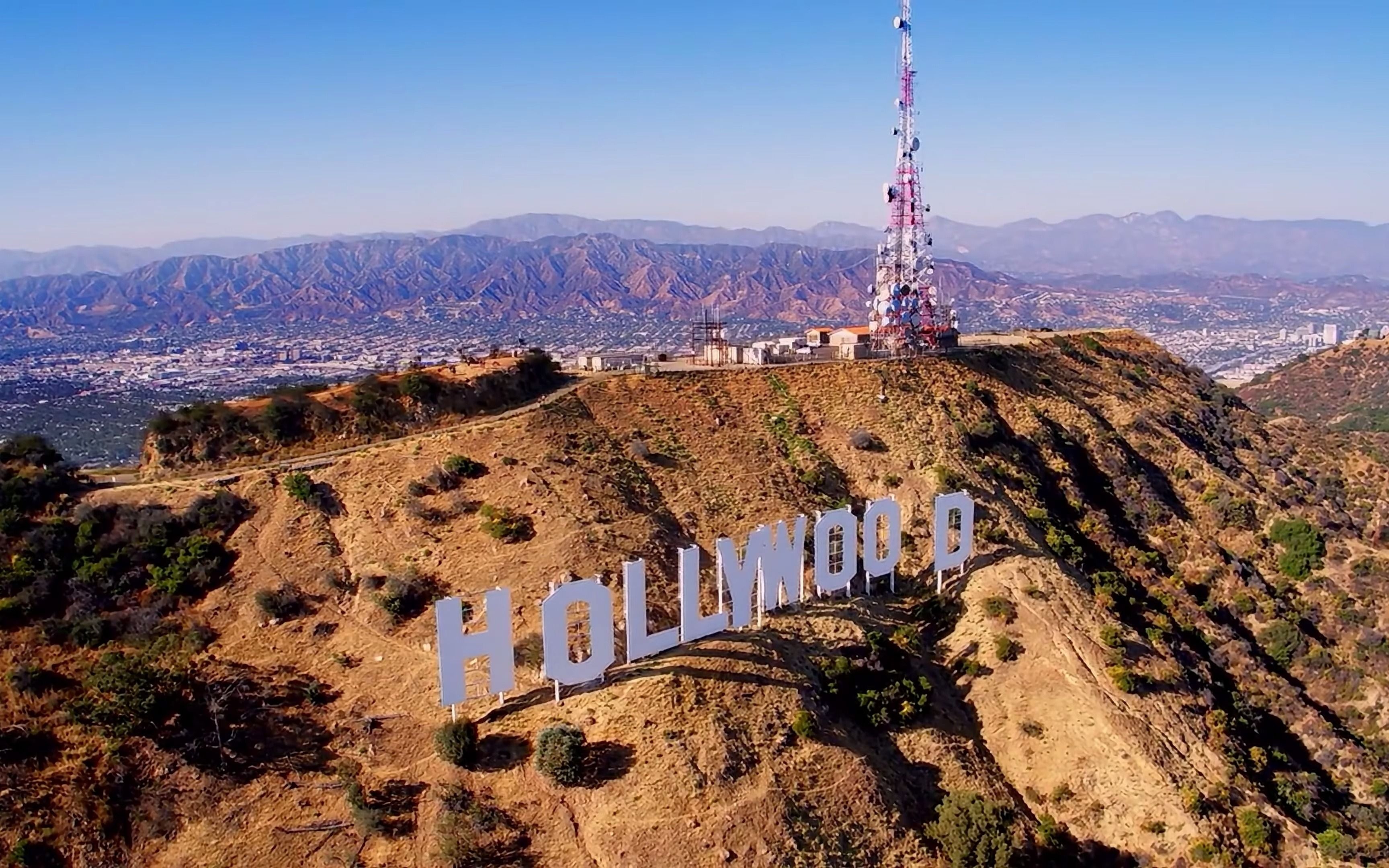 【4k】自由灯塔国的洛杉矶的无人机航拍_哔哩哔哩_bilibili