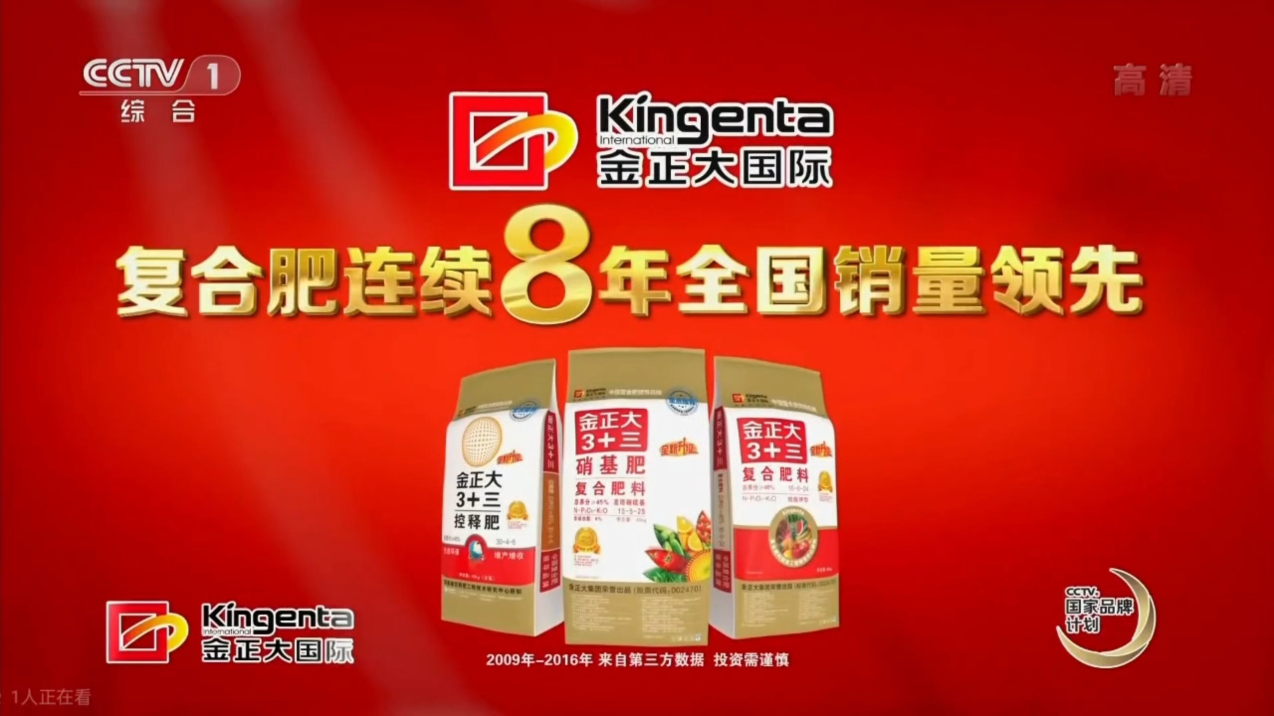 金正大复合肥2018年广告