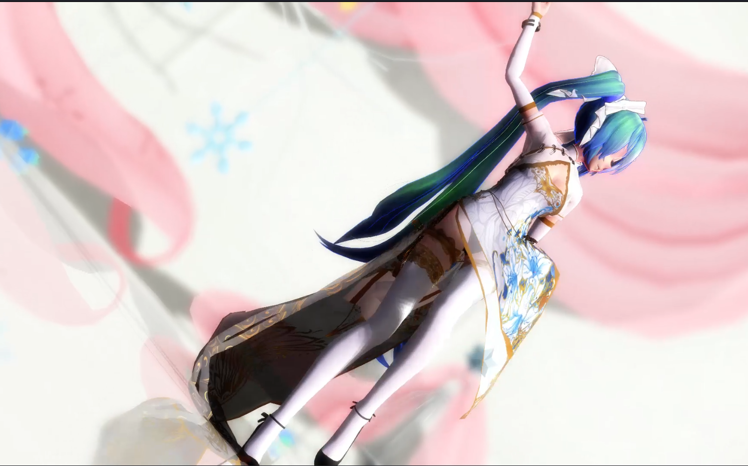 【mmd】 【极乐净土】 金丝雀旗袍初音