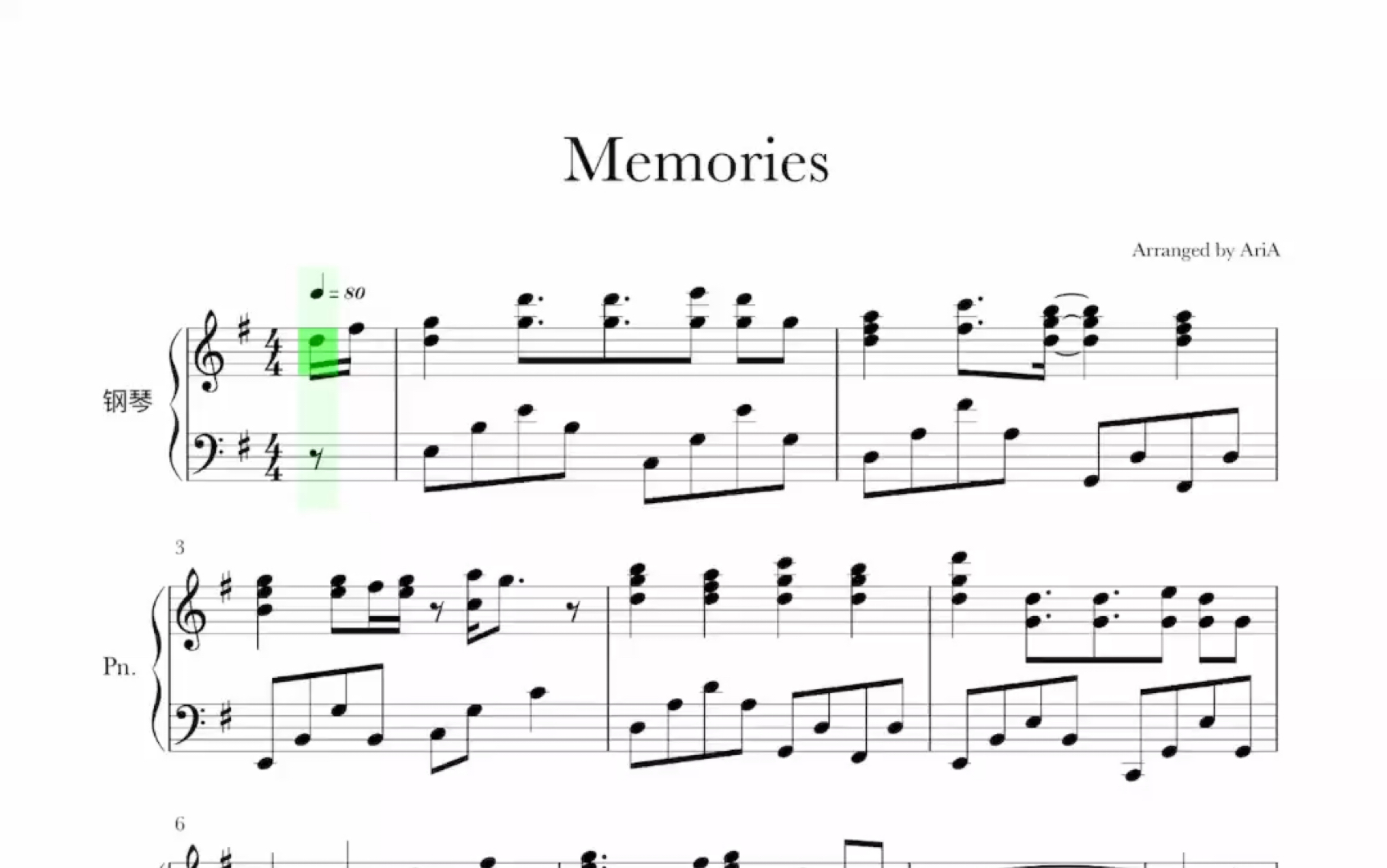 【镜音リン99レン生贺】memories钢琴自扒谱翻弹 【紫苑aria】_哔哩