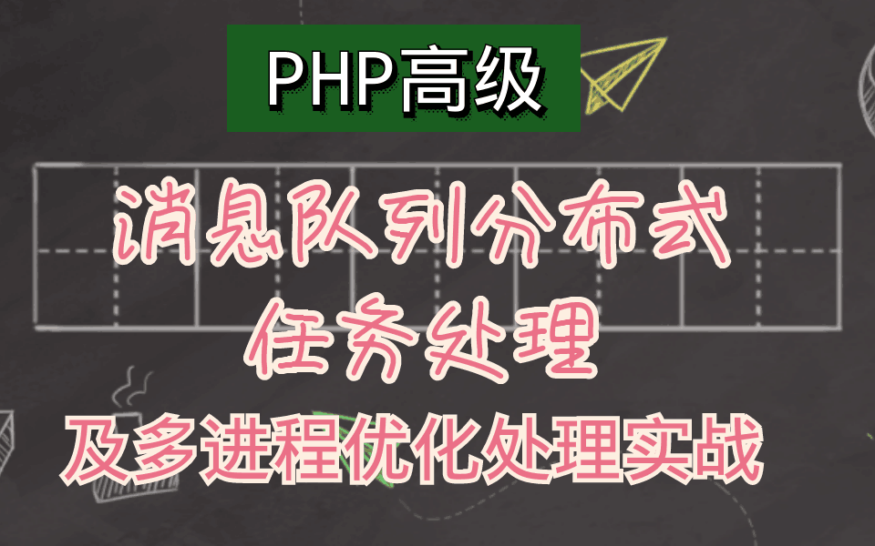 PHP高级消息队列分布式任务处理及多进程优化处理实战哔哩哔哩bilibili