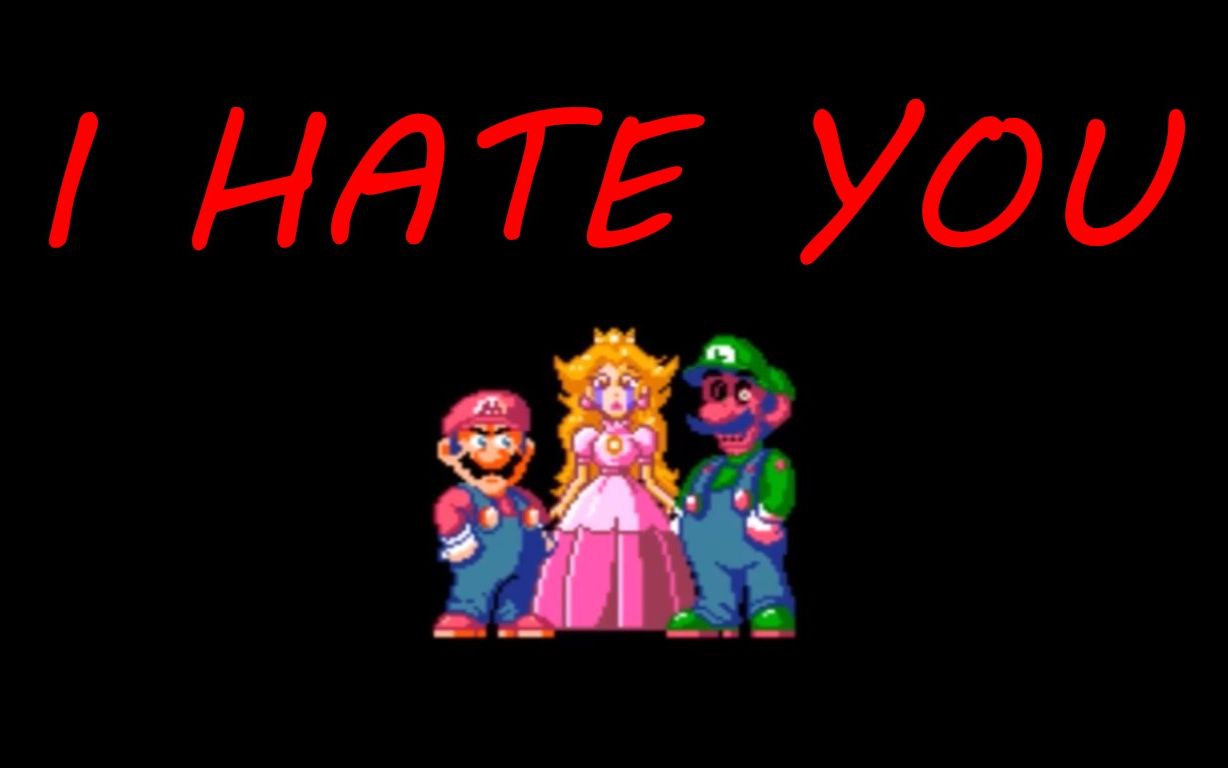 [图]WHY WON'T YOU DIE?! || 恐怖游戏【I HATE YOU (SMW Hack)】(都市传说改编)