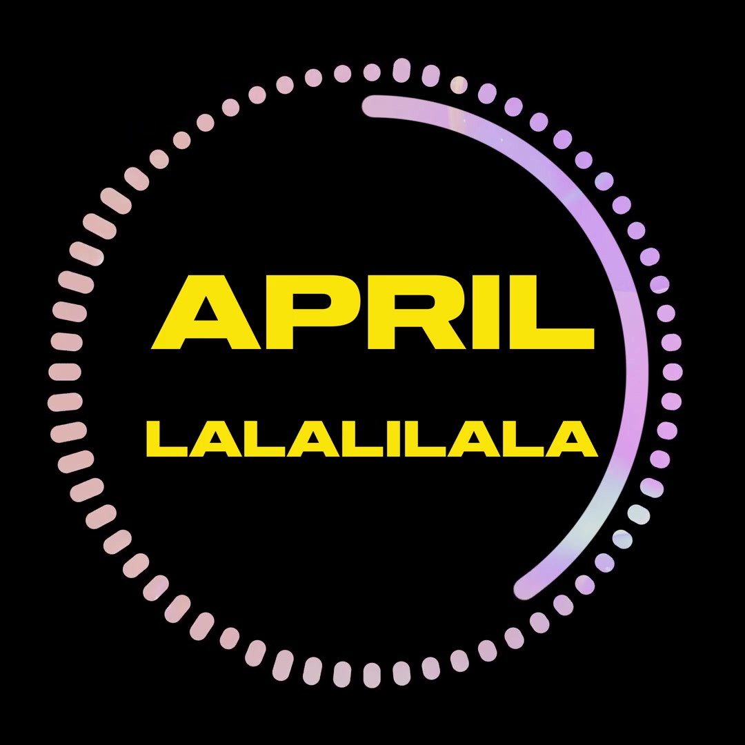 [图]April  - LALALILALA 伴奏