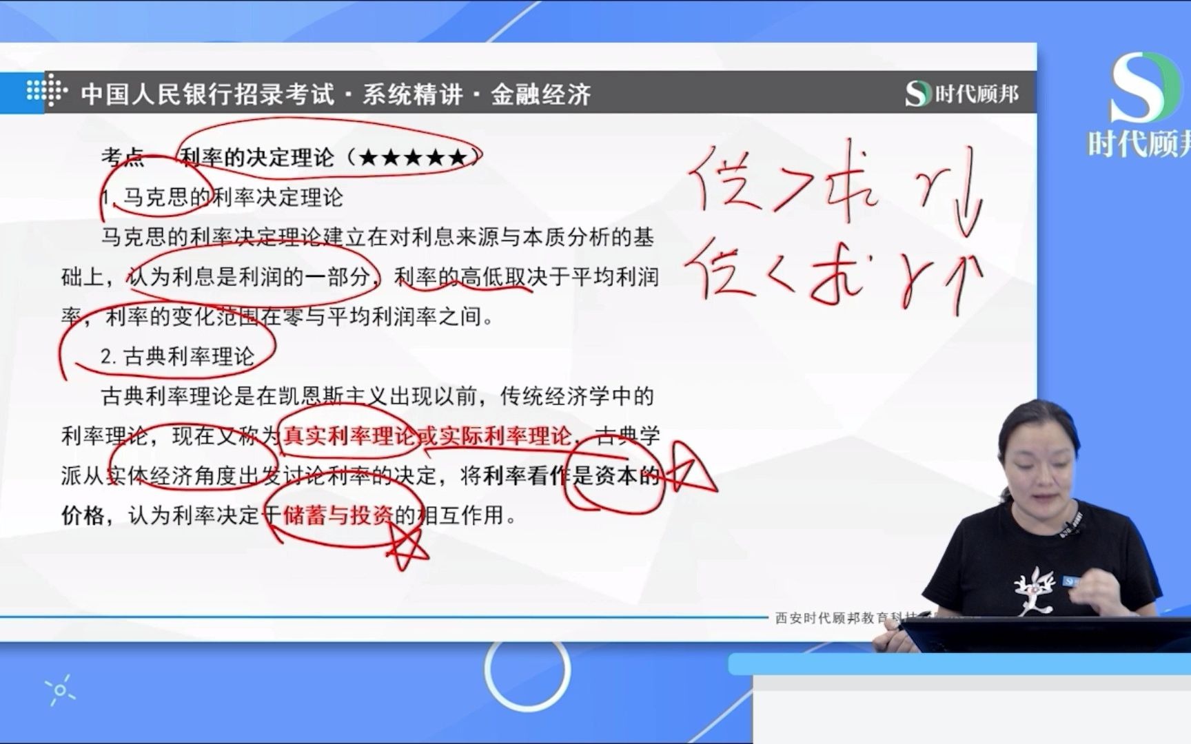 2022中国人民银行招考笔试考点:利率的决定理论哔哩哔哩bilibili