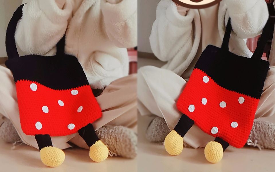 胖丫手作 米奇单肩包教程