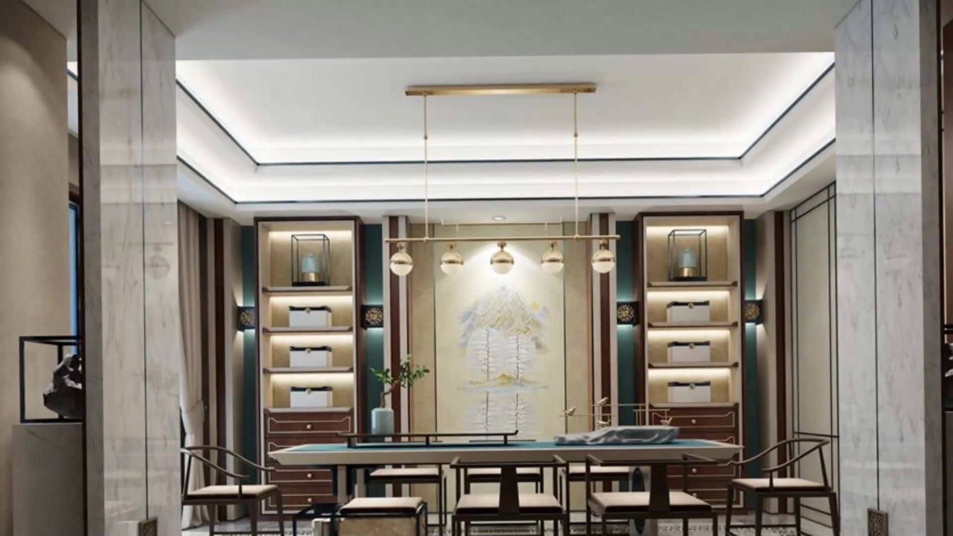 接待室.茶室设计案例效果图