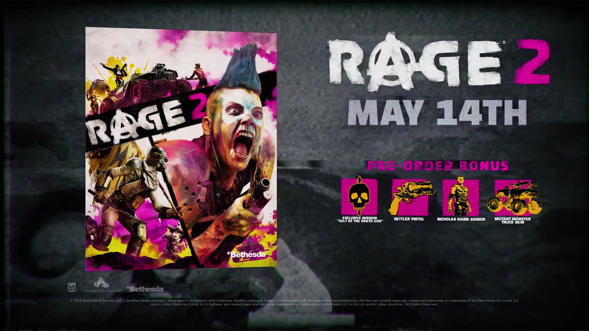 [图]《狂怒2(RAGE 2)》Steam商城页面解锁 首发中文标准版199元