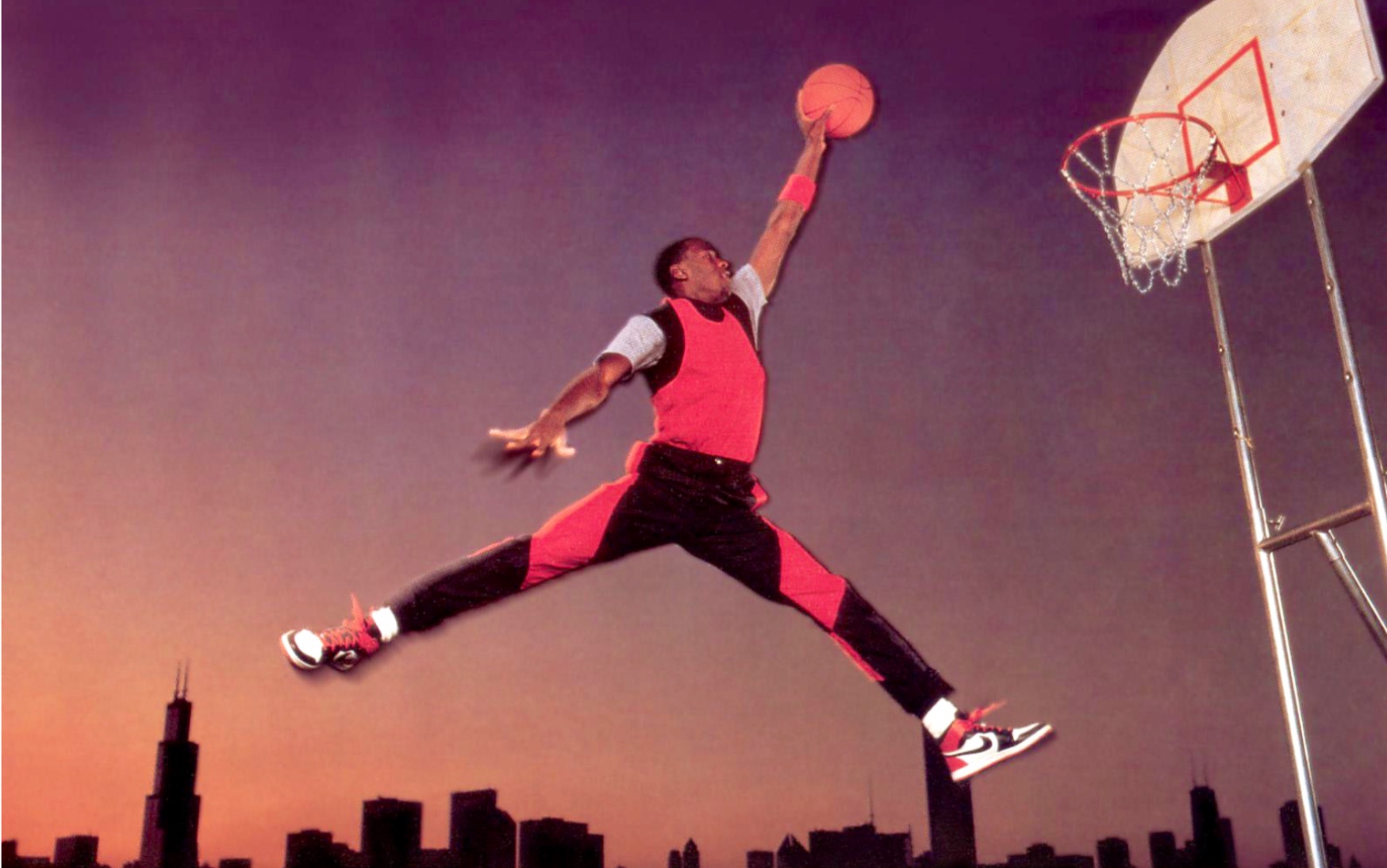 【4k修复】耐克签约乔丹 aj1风靡全球