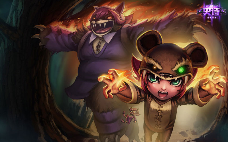 黑暗之女 安妮 安伯斯与提妮 皮肤浏览 skin spotlight_哔哩哔哩_bili