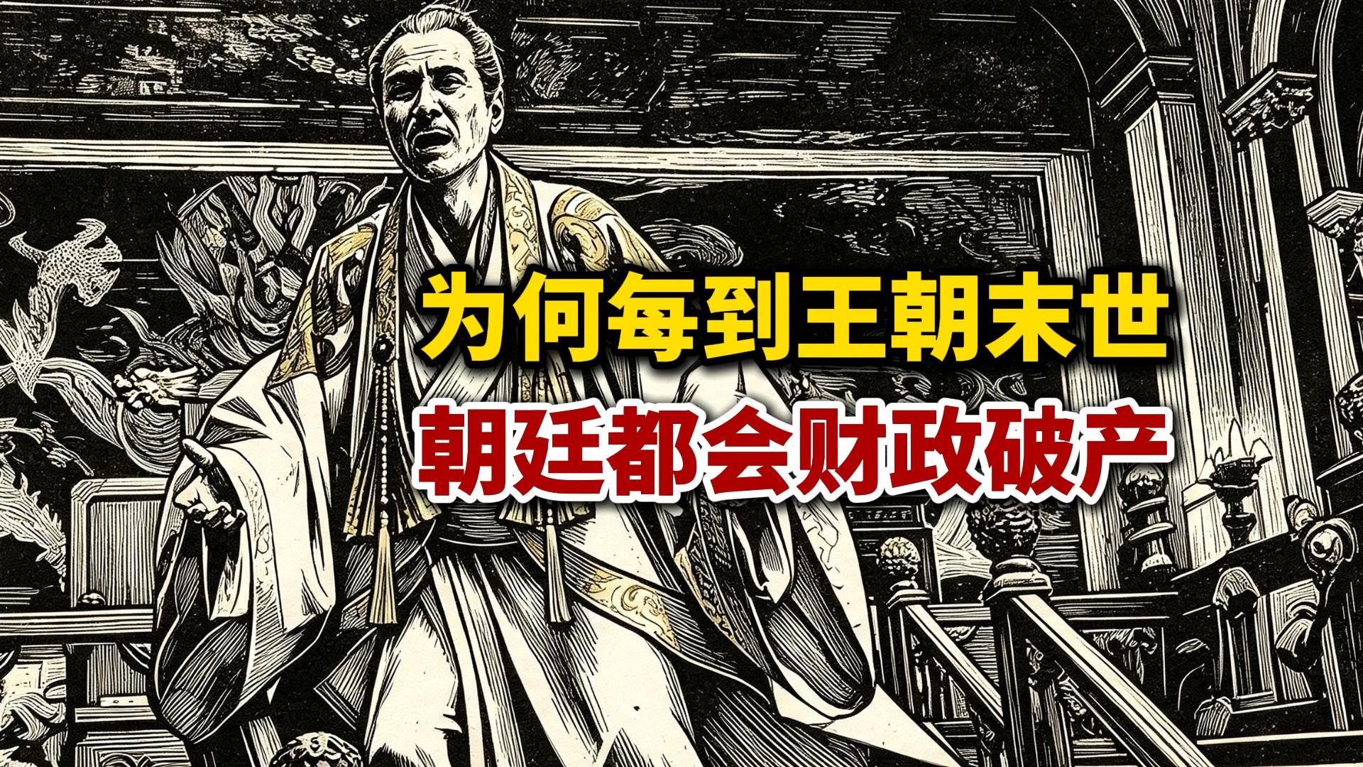 为何每到王朝末世，朝廷都会财政破产？