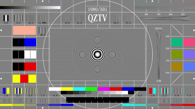 泉州电视台(qztv)高清版电子大圆测试卡素材