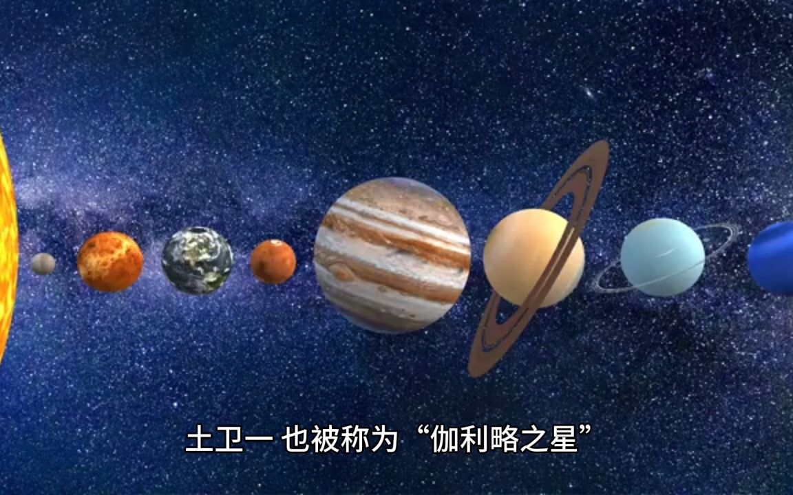 探秘土卫一:神秘的卫星星球