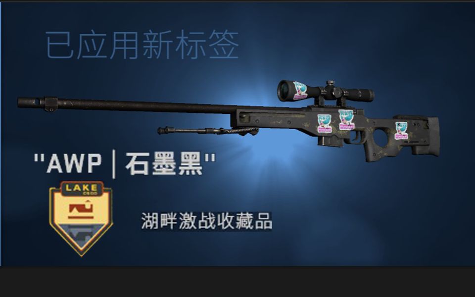 【csgo】自造"awp | 石墨黑"朋友真信了,说好看 2022-01-17 14-03-40