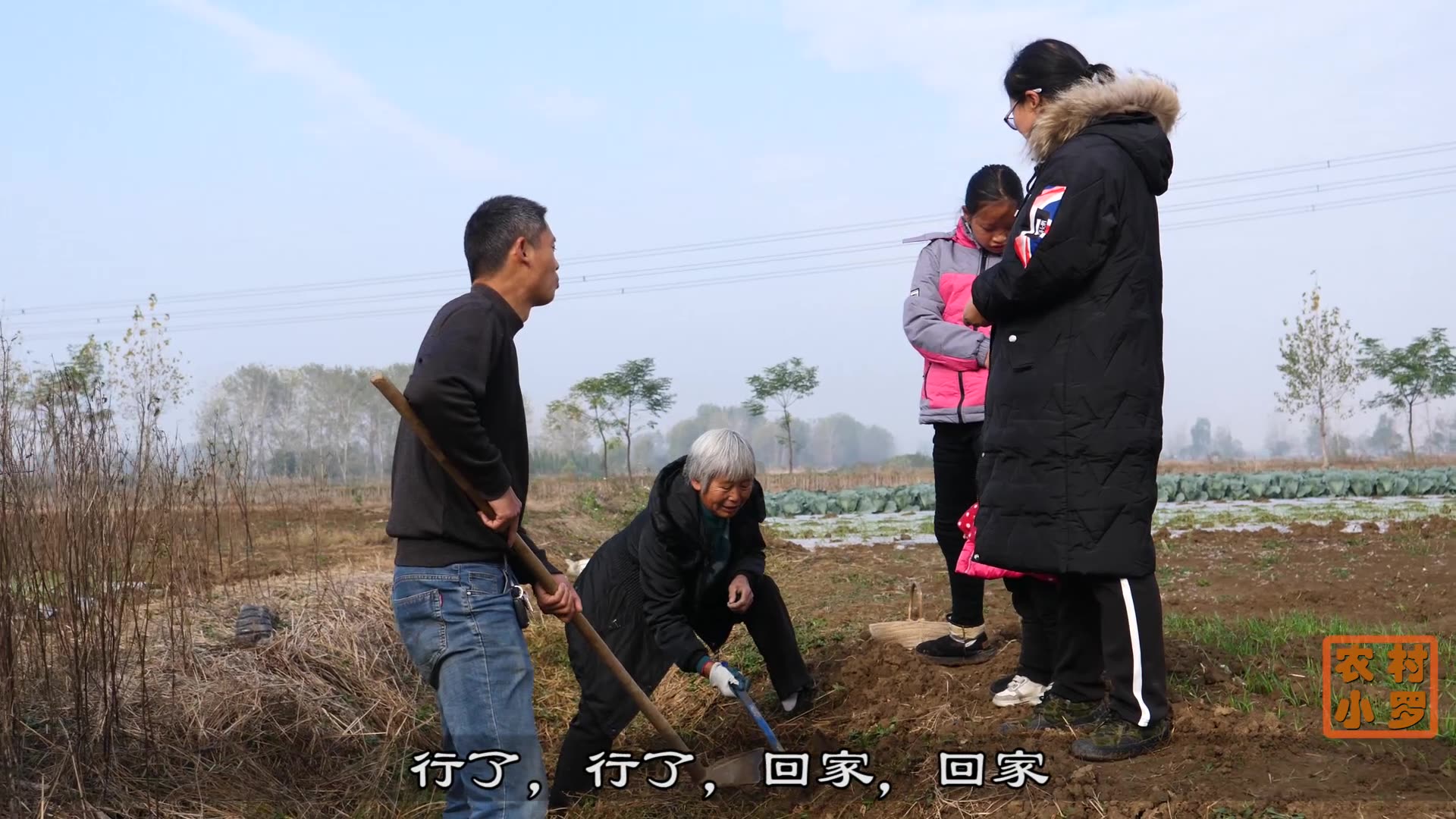 农村一家地里种蚕豆,老表带来一条人参4两重,老妈赶紧回家炖鸡哔哩哔哩bilibili