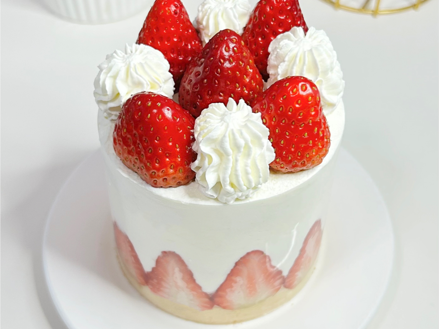 无需抹面91的精致草莓蛋糕94