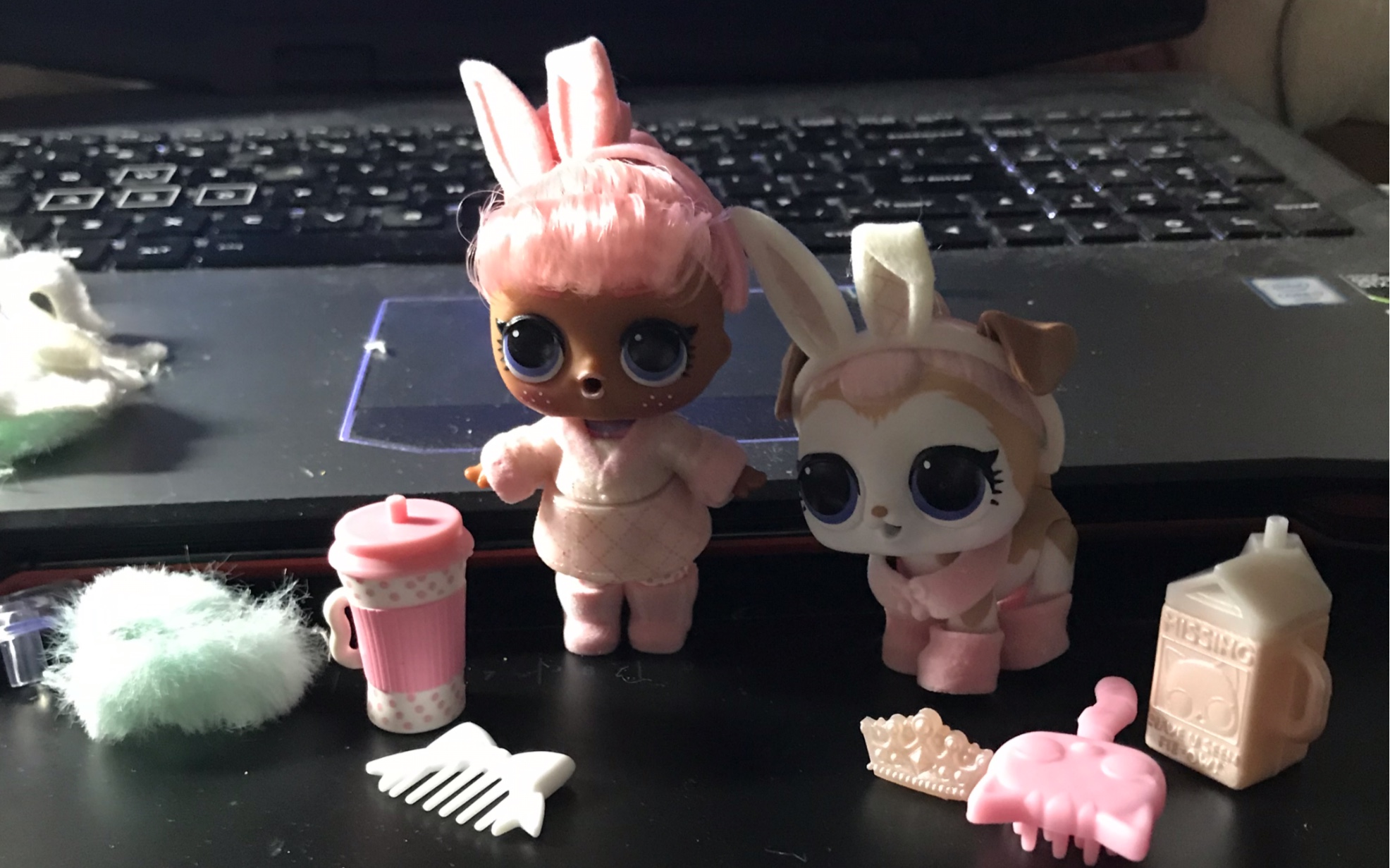 lol惊喜娃娃 冬季迪斯科雪兔宠物