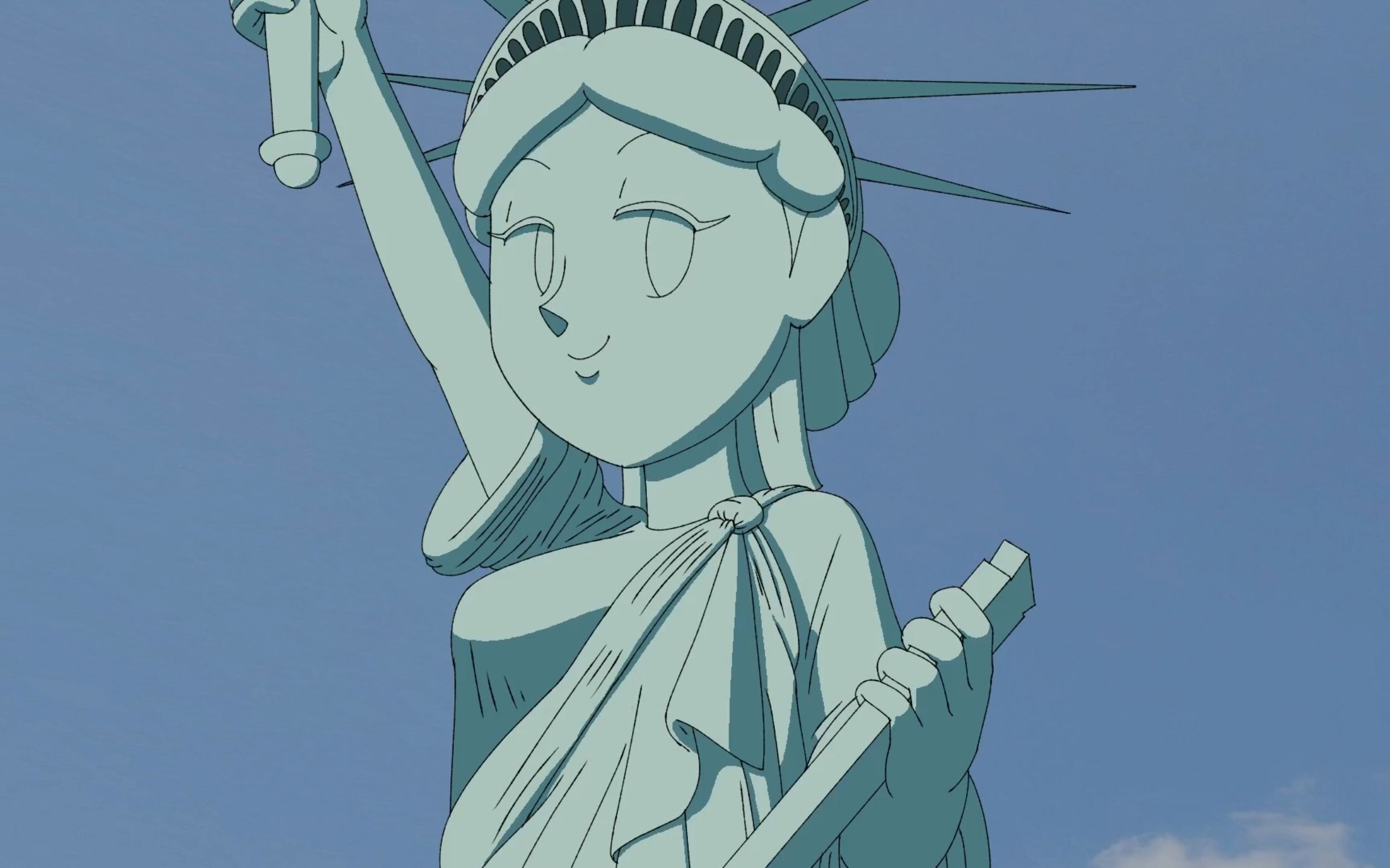 自由女神像同人,美国佬真的太牛了