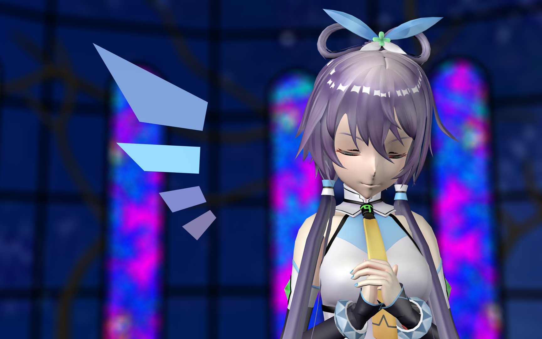 洛天依生日洛天依mmd勾指起誓