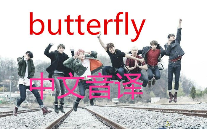 butterfly中文音译【良心制作】-爱哔哩(bili