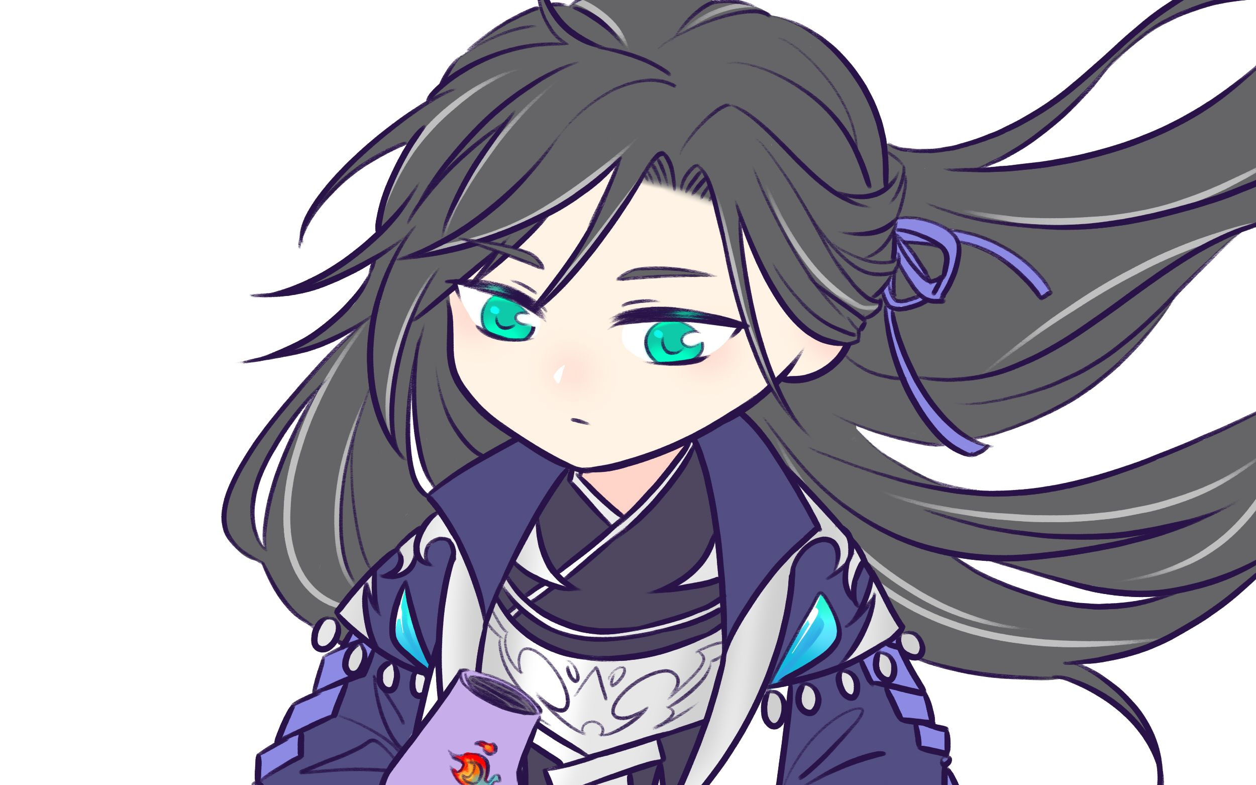 【食物语】太史殷只是在吹头发