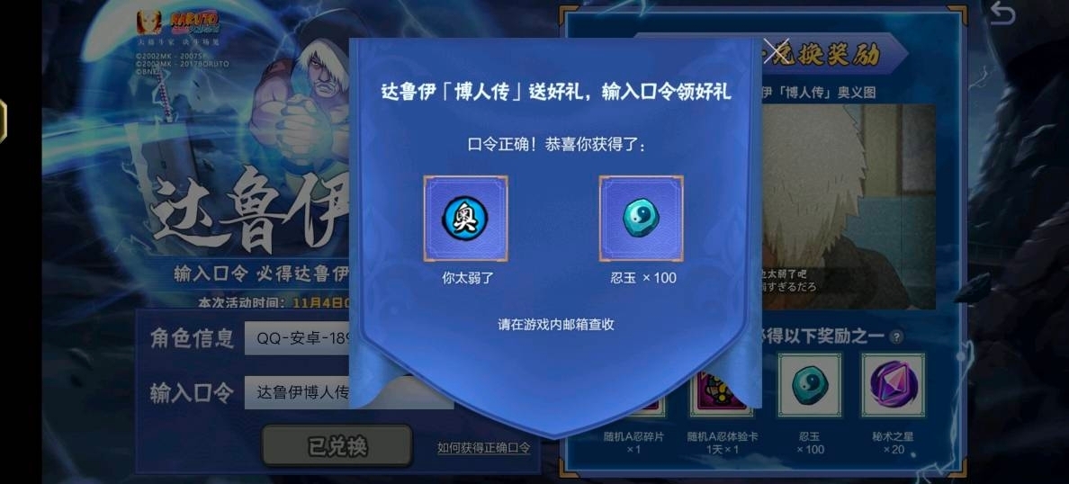 博人传达鲁伊活动奥义