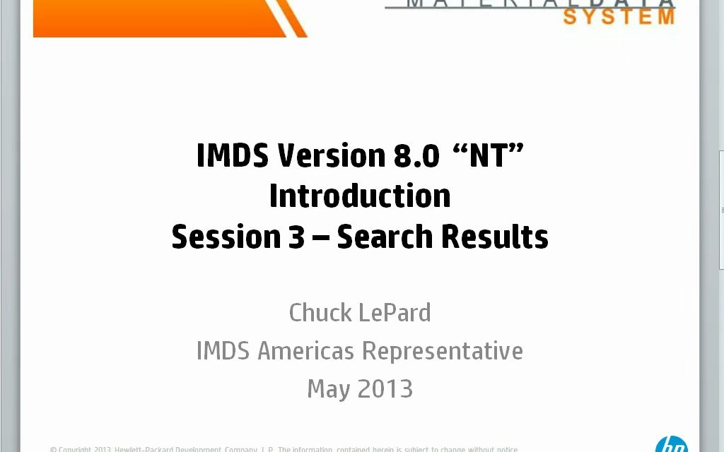 IMDS8.0操作指导视频03Search Results哔哩哔哩bilibili