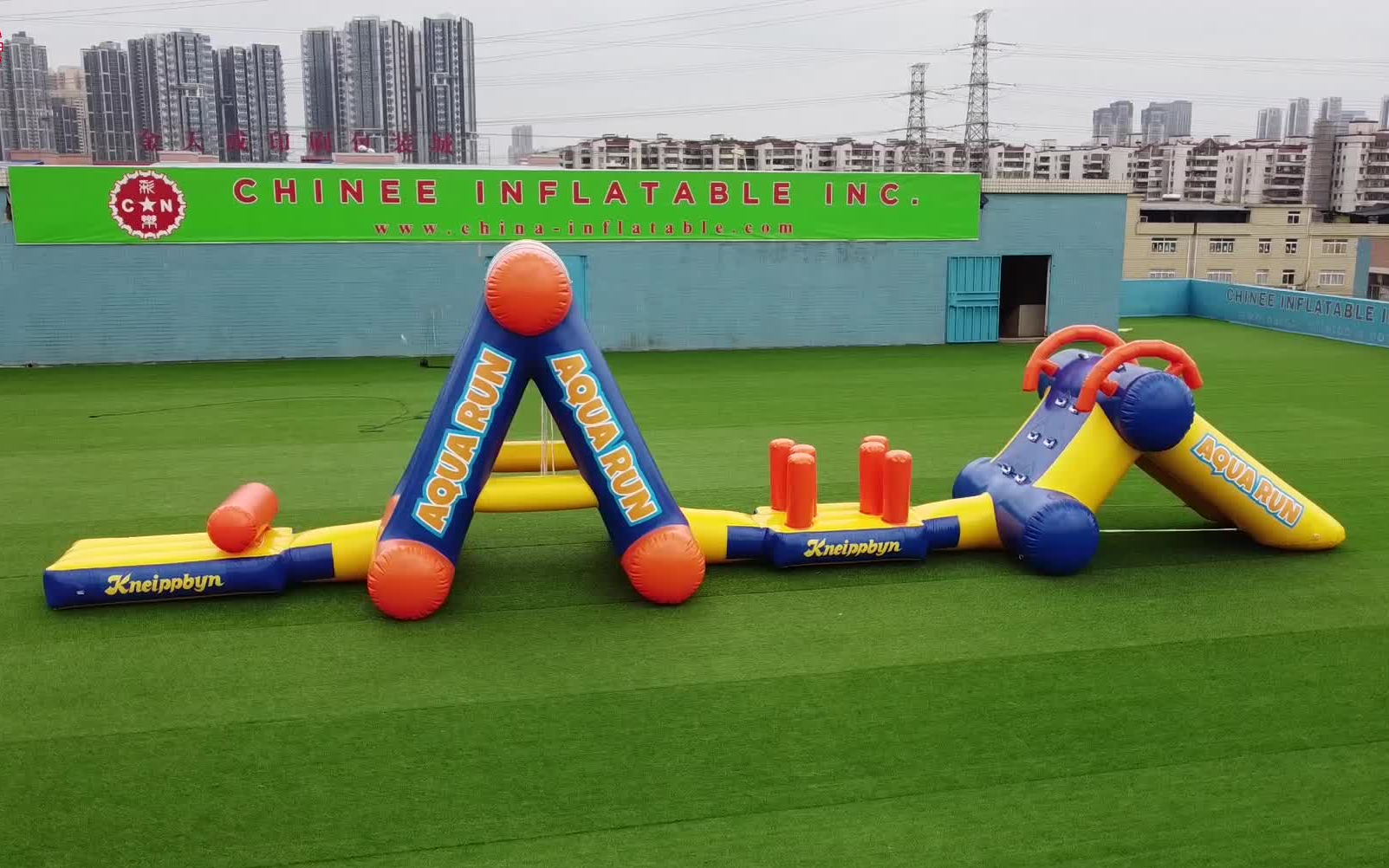 充气水上闯关气模室内游泳泳池水上大冲关水上游戏游乐设备 t10-12