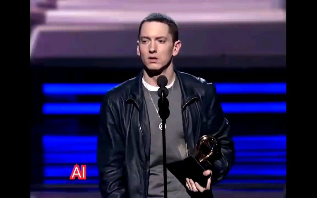 eminem在第53届格莱美颁奖典礼上