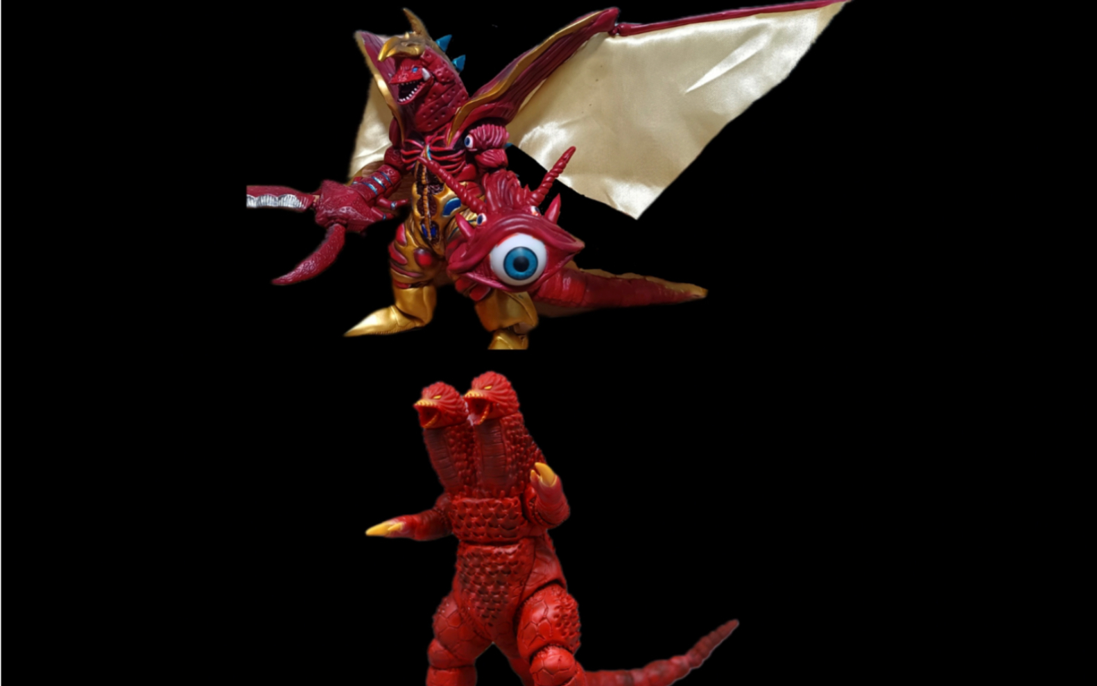 shf奥特曼五帝王,shf庞敦王改造品,王炸组合