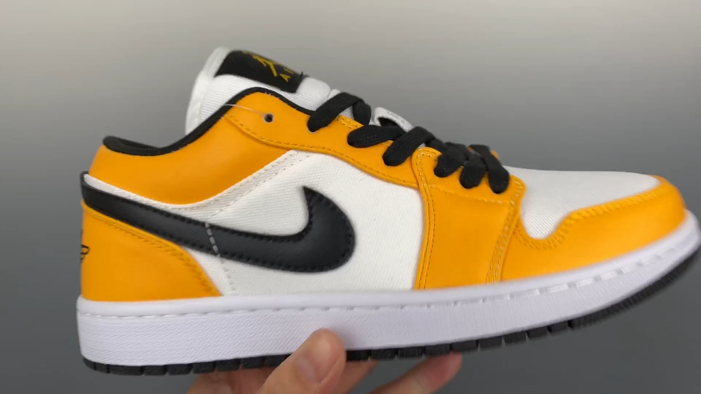 air jordan 1 low 白黄脚趾aj1乔1低帮休闲板鞋 同步官方配色