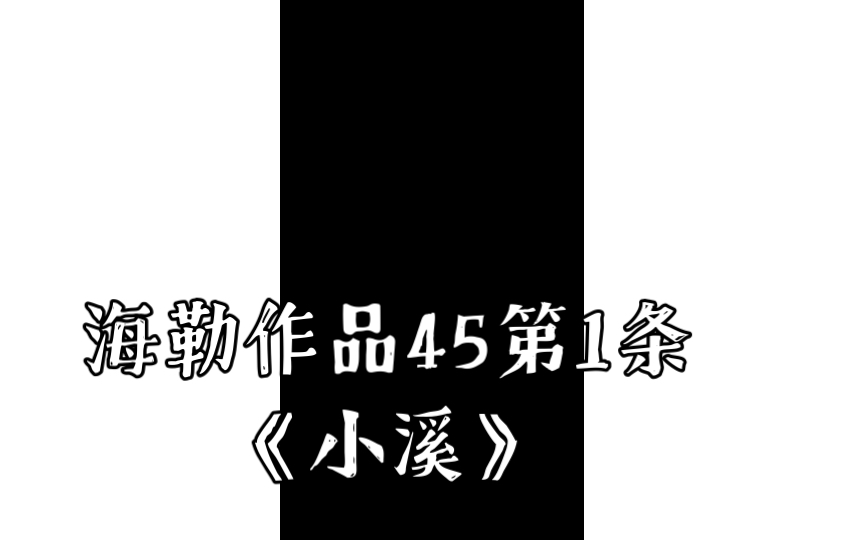 【钢琴演奏】海勒作品45第1条《小溪》哔哩哔哩bilibili