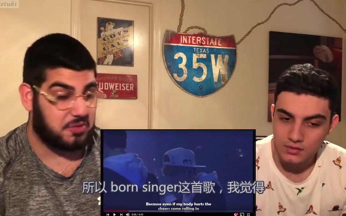 [图]11【云兔子中字】防弹少年团Reaction【 Born Singer】-ARMY永远的泪点啊-话超多小哥系列第11回-油管Trackpop