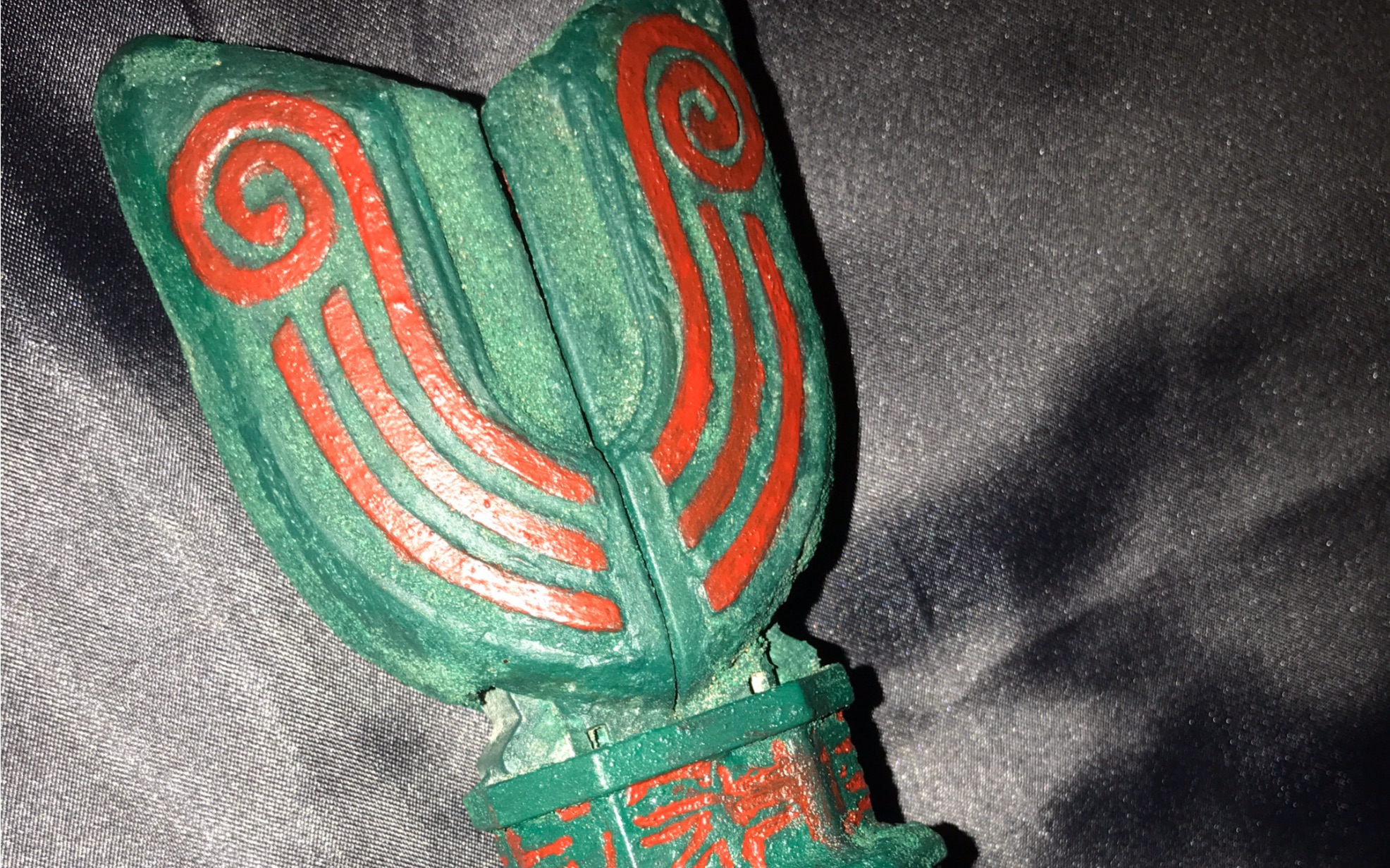 【纯手工】 迪迦奥特曼青铜神光棒-国产自改