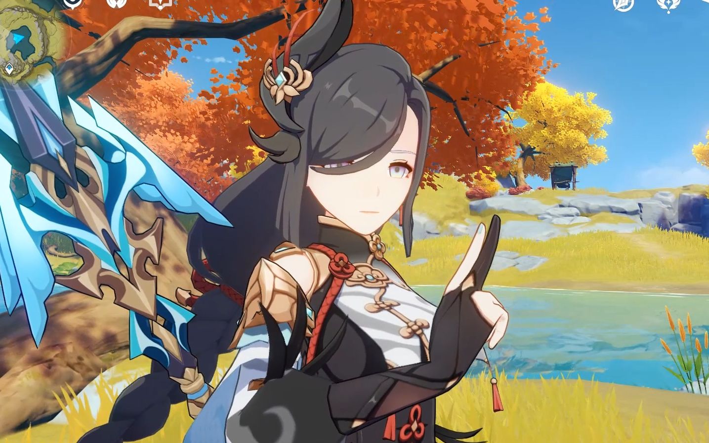 【原神】黑发申鹤