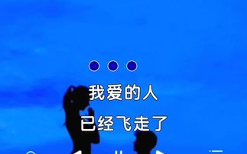 我爱的人已经飞走了,爱我的人他还没来到