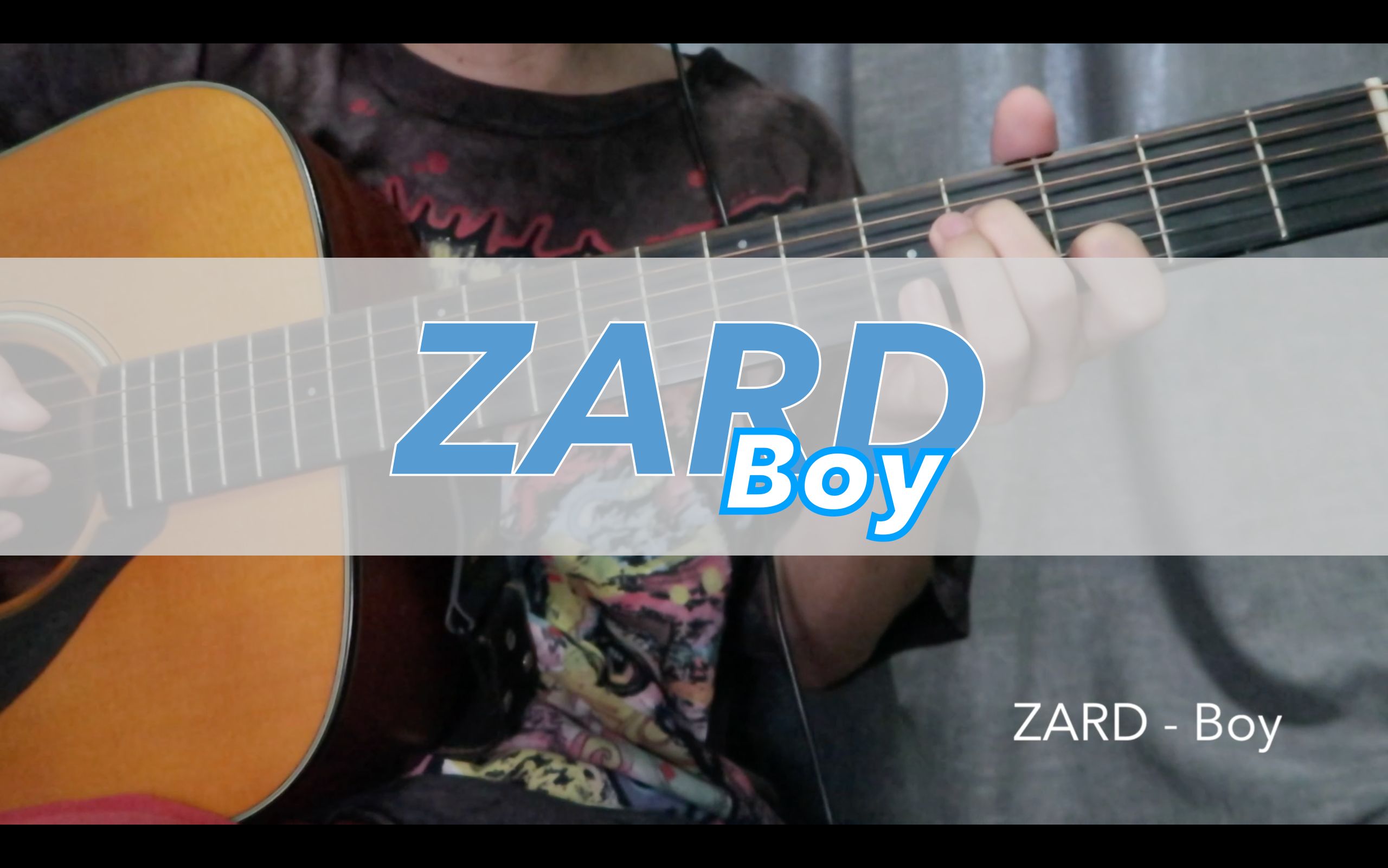 木吉他zardboy木吉他翻弹日本经典乐队