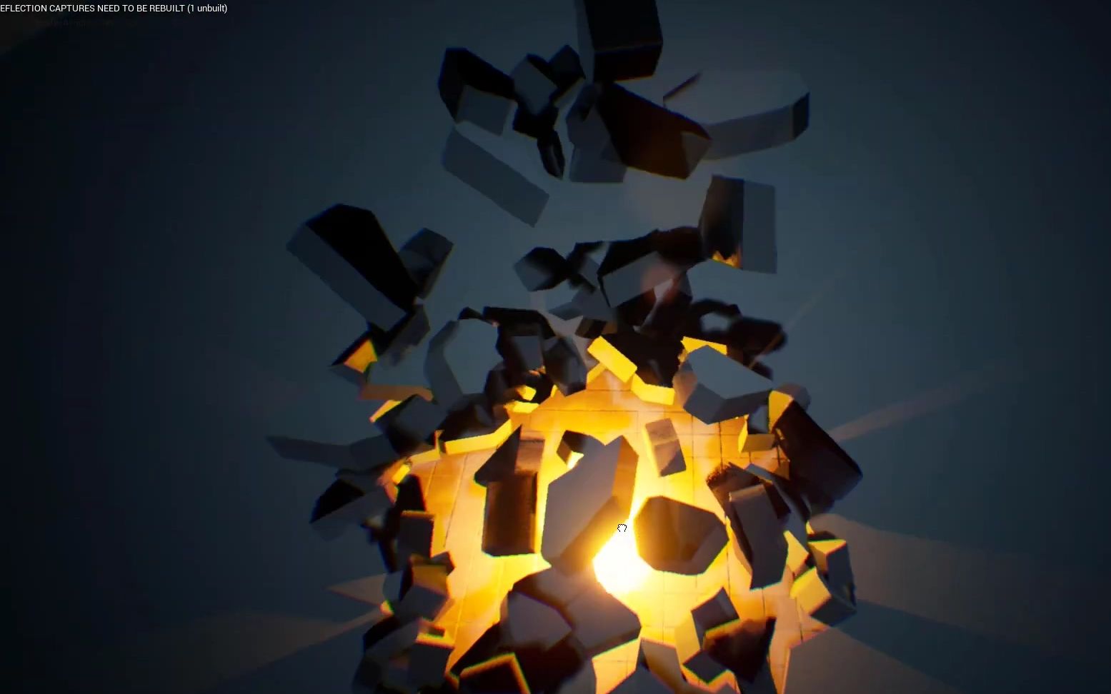 (中英字幕)ue4.25制作破碎的地面特效效果