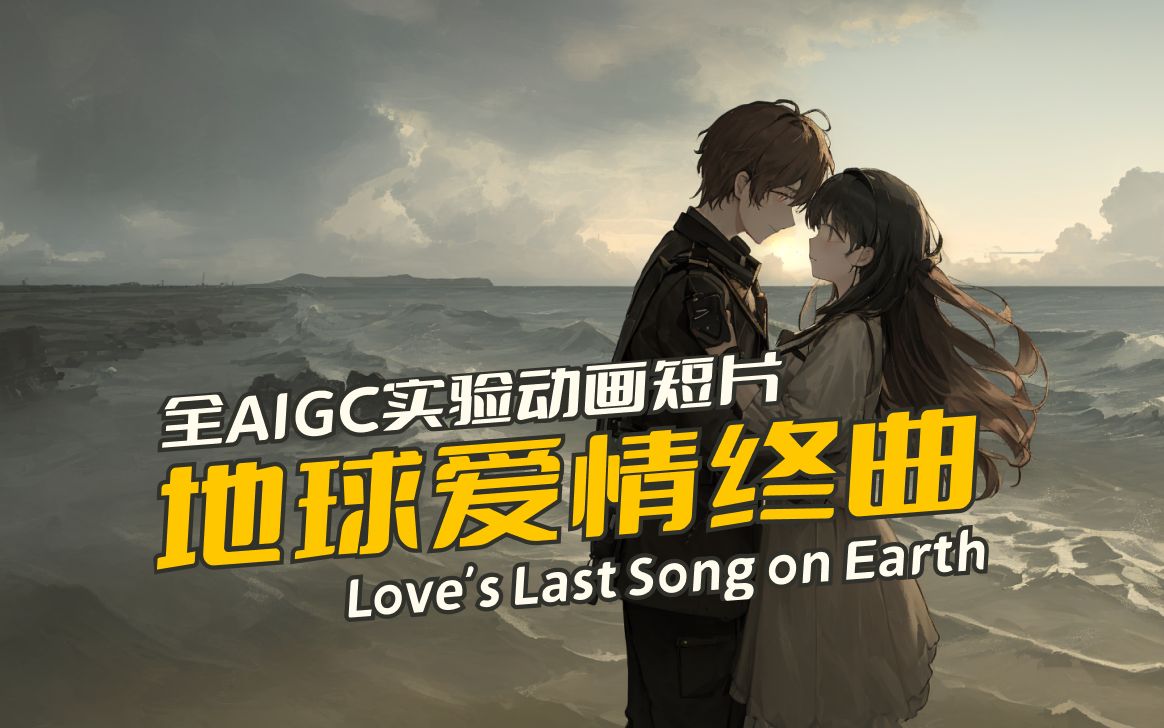 全AIGC实验动画短片《地球爱情终曲》Love's Last Song on Earth ——毁灭的背后,是新生的曙光哔哩哔哩bilibili