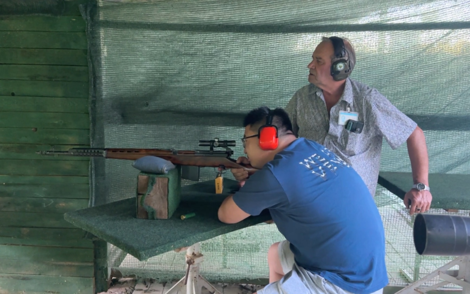 [图]白俄罗斯靶场体验SVT40狙击枪实弹射击体验